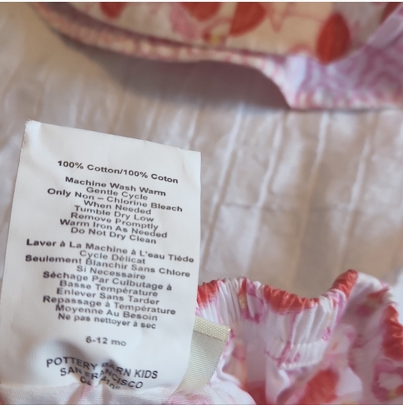 Pottery Barn Kids 2pc Set Baby Sun Hat Diaper Cover Swim Pbk Infant - Picture 4 of 9